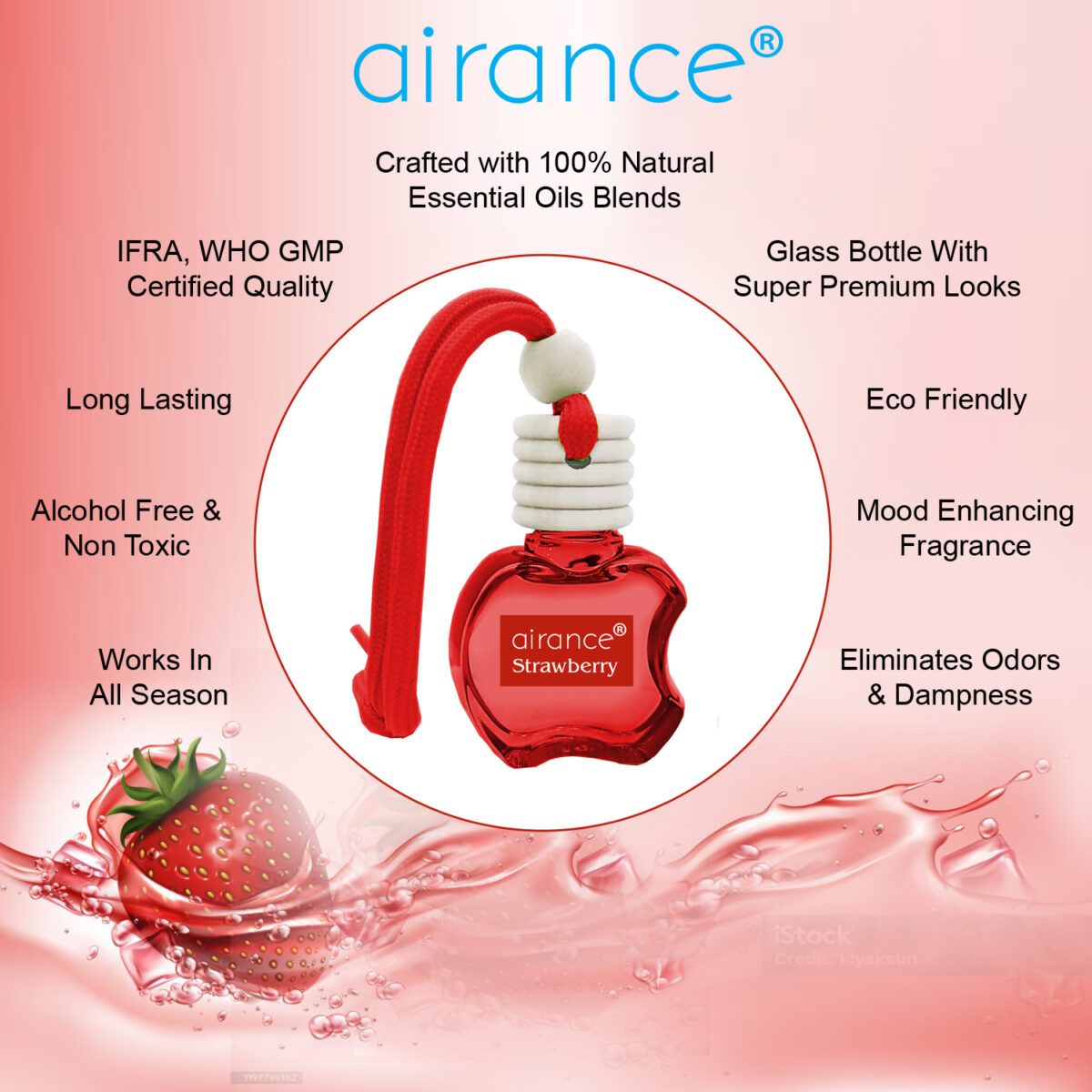 Car Air Freshener - Strawberry - Image 2