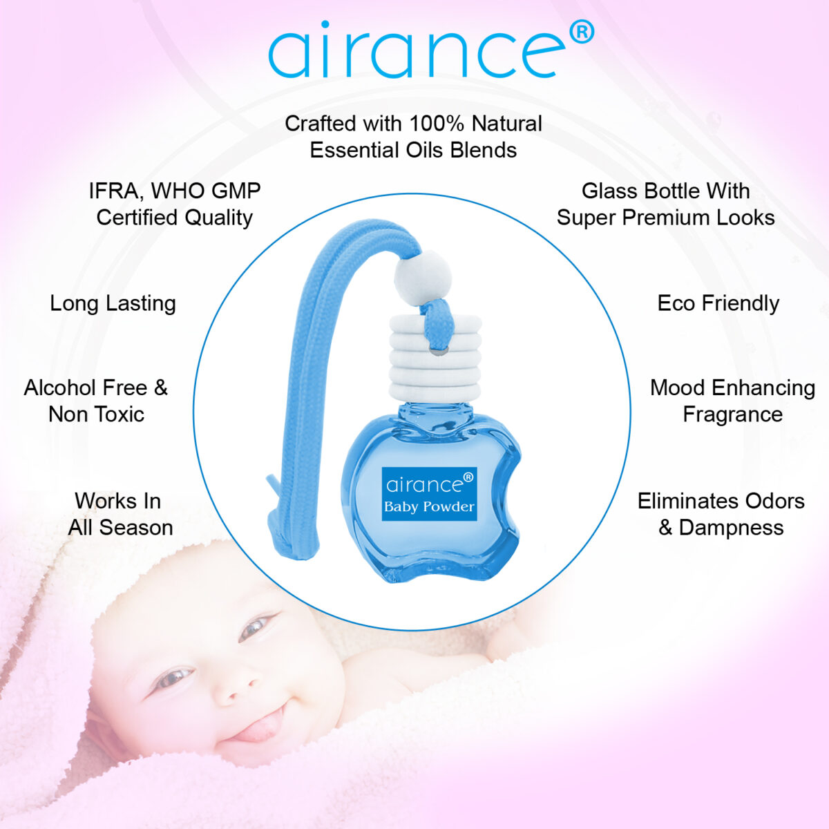 Car Perfume - Baby Powder - Image 2