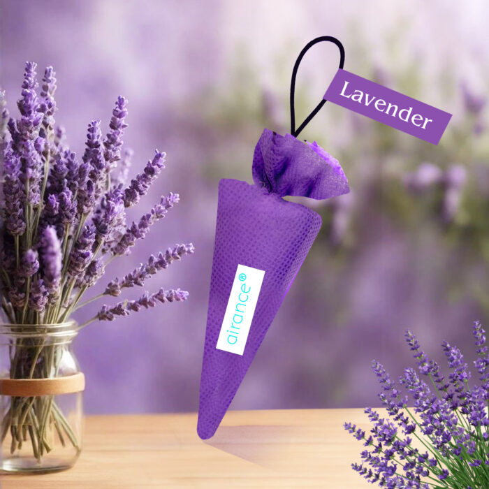 Car Air Freshener - Camphor Cone - Lavender