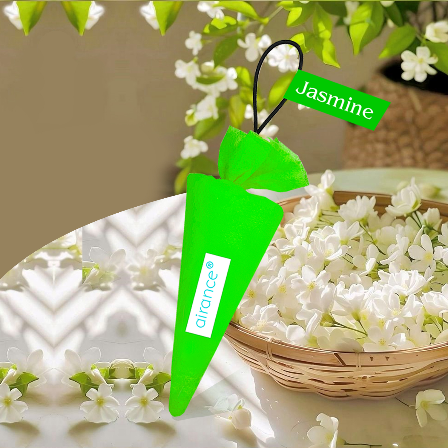 Car Air Freshener - Camphor Cone - Jasmine - Image 8