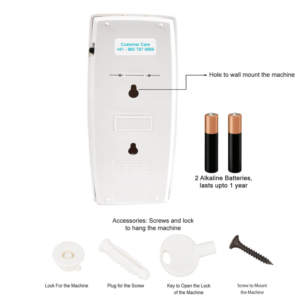 Automatic Room Freshener Dispenser With Refill - Musk - 3 Years Warranty - Image 5